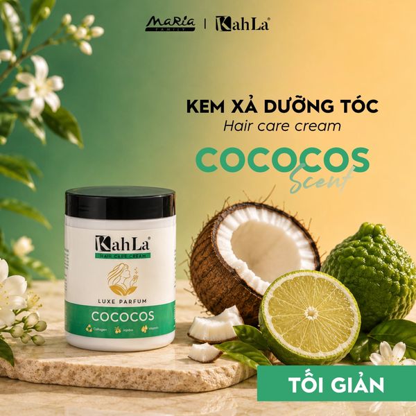 Kem xả KahLa dưỡng ẩm, suôn mượt - Kem xả dưỡng tóc hương nước hoa Cococos 900g