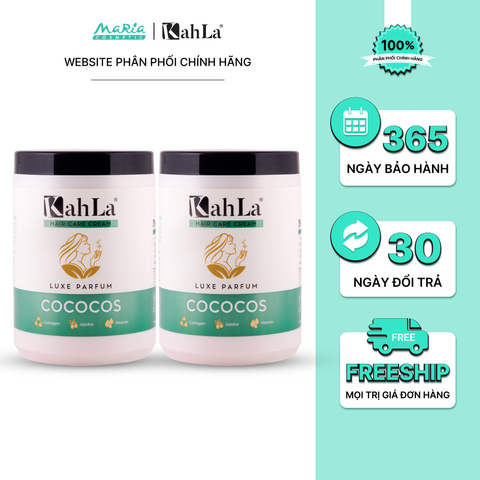 Combo 2 Kem xả KahLa dưỡng ẩm, làm mượt tóc - Hương nước hoa Cococos 900g
