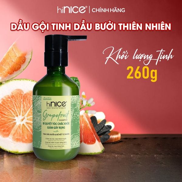 Dầu gội hiNICE giảm rụng tóc - Dầu gội Tinh dầu Bưởi thiên nhiên