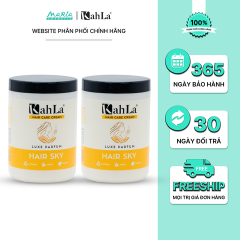 Combo 2 Kem xả KahLa dưỡng ẩm, làm mượt tóc - Hương nước hoa Hair Sky 900g