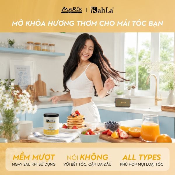 Kem xả KahLa dưỡng ẩm, suôn mượt - Kem xả dưỡng tóc hương nước hoa Hair Sky 900g