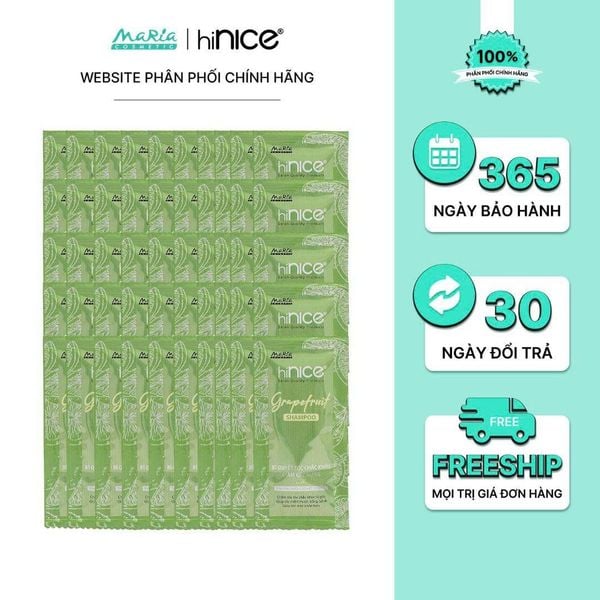 Combo 5 dây dầu gội hiNICE giảm rụng tóc - Dầu gội Tinh dầu Bưởi thiên nhiên 6g