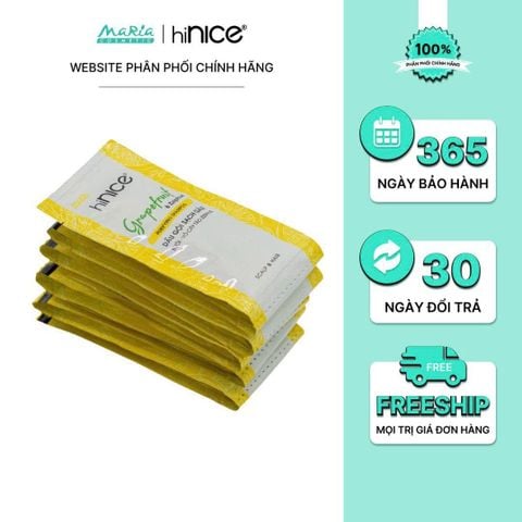 Dây dầu gội hiNICE sạch gàu - Dầu gội Tinh dầu Bưởi và Vỏ cây táo Ziziphus 6g