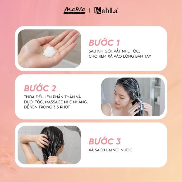 Kem xả KahLa dưỡng ẩm, suôn mượt - Kem xả dưỡng tóc hương nước hoa Coral 900g