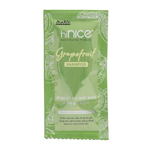 Gói Dầu Gội Tinh Dầu Bưởi Thiên Nhiên hiNICE Grapefruit Shampoo Dành Cho Tóc Gãy Rụng