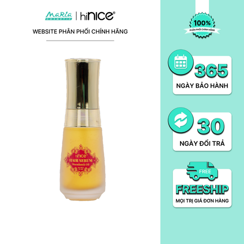 Serum hiNICE dưỡng ẩm và giảm xơ rối - Serum tinh dầu Macadamia 50ml