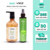 Combo hiNICE sạch gàu và cấp ẩm - Combo Dầu gội Tinh dầu Gừng + Xịt Tinh dầu Bưởi (Dầu gội 435g + Xịt 200ml)