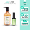 Combo hiNICE sạch gàu và phục hồi - Combo Dầu gội Tinh dầu Gừng + Serum Tinh dầu Bưởi (Dầu gội 435g + Serum 50ml)