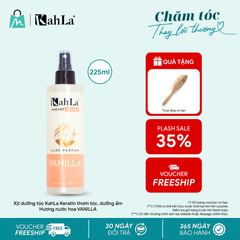 Xịt dưỡng tóc KahLa Keratin thơm tóc, dưỡng ẩm - Hương nước hoa Vanilla 225ml