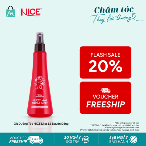 Xịt Dưỡng Tóc NICE Miss Lô Duyên Dáng 230ml