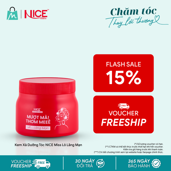 Kem Xả Dưỡng Tóc NICE Miss Lô Lãng Mạn