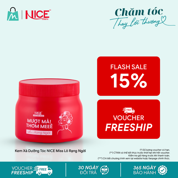 Kem Xả Dưỡng Tóc NICE Miss Lô Rạng Ngời