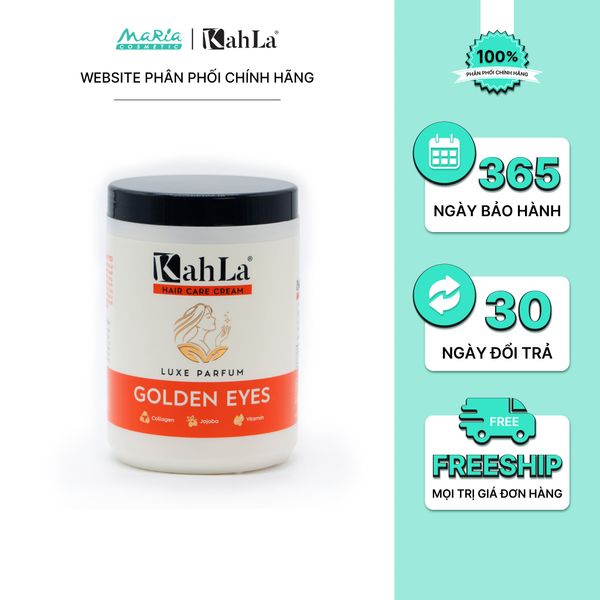 Kem xả KahLa dưỡng ẩm, suôn mượt - Kem xả dưỡng tóc hương nước hoa Golden Eyes 900g