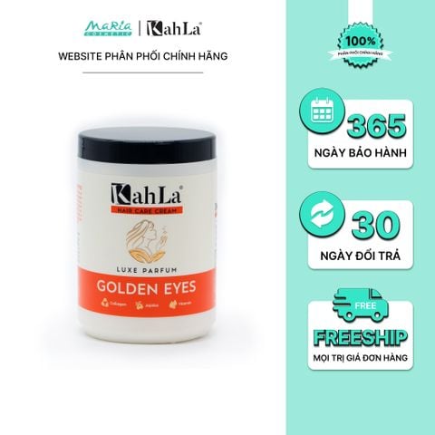 Kem xả KahLa dưỡng ẩm, suôn mượt - Kem xả dưỡng tóc hương nước hoa Golden Eyes 900g