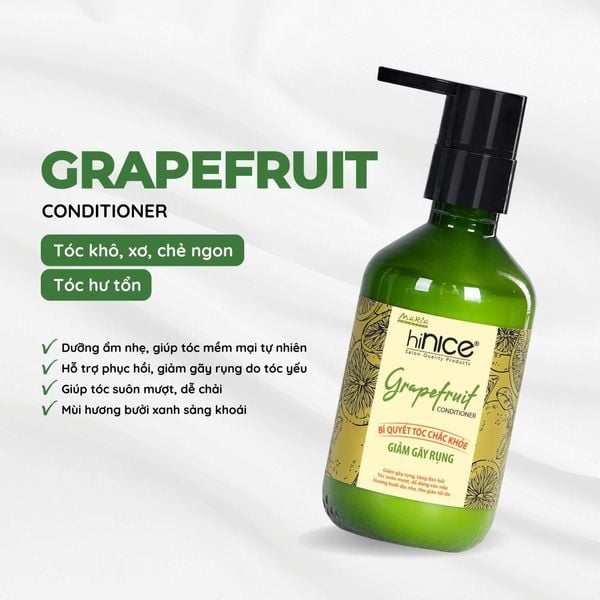 Kem xả Tinh dầu Bưởi & Olive hiNICE - Giúp tóc mềm mượt, dễ chải & nhẹ tóc