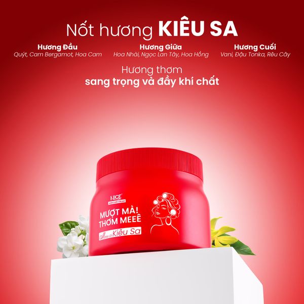 Combo 3 Kem Xả Dưỡng Tóc NICE Miss Lô Kiêu Sa 450g