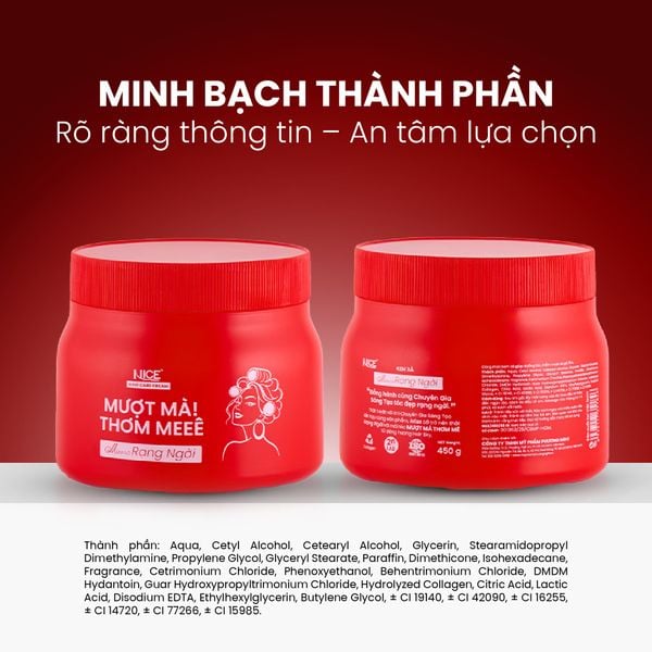 Kem Xả Dưỡng Tóc NICE Miss Lô Rạng Ngời