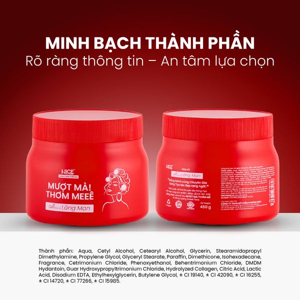 Kem Xả Dưỡng Tóc NICE Miss Lô Lãng Mạn