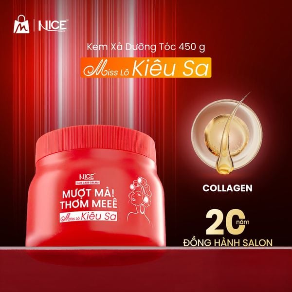 Kem Xả Dưỡng Tóc NICE Miss Lô Kiêu Sa