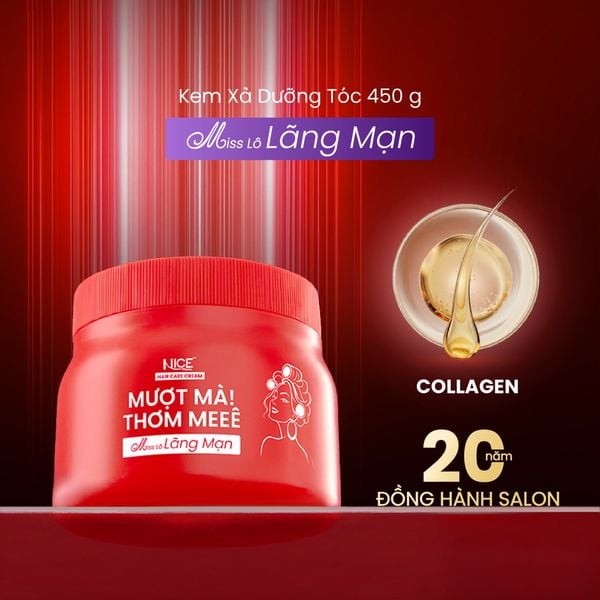 Kem Xả Dưỡng Tóc NICE Miss Lô Lãng Mạn