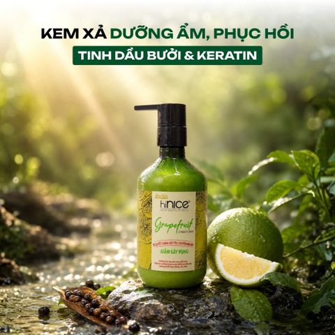 Kem xả hiNICE dưỡng tóc mềm mượt - Kem xả Tinh dầu Bưởi thiên nhiên