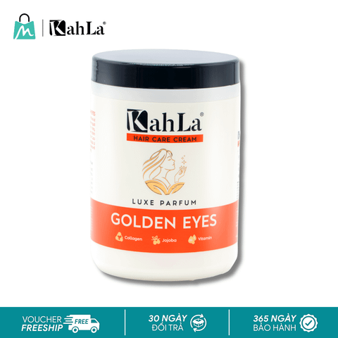 Kem xả KahLa dưỡng ẩm, suôn mượt - Kem xả dưỡng tóc hương nước hoa Golden Eyes 900g