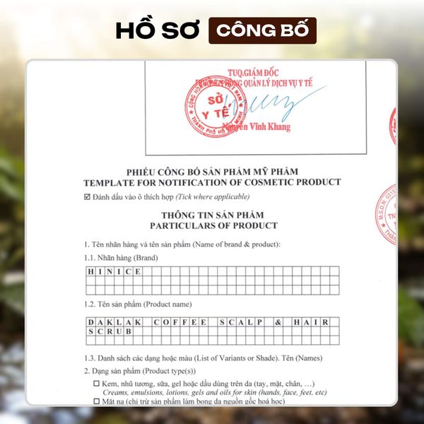 Kem Massage hiNICE tẩy da chết và làm khỏe da đầu - Kem massage tóc và da đầu Daklak Coffee