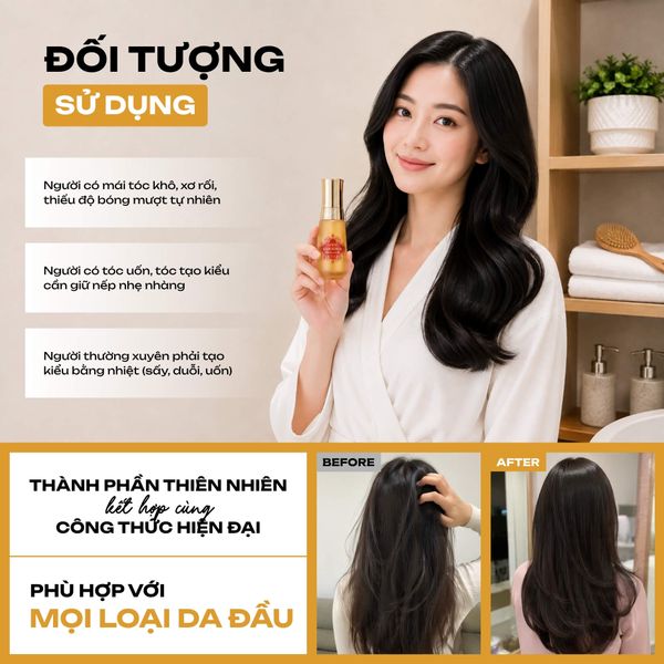Serum hiNICE dưỡng ẩm và giảm xơ rối - Serum tinh dầu Macadamia 50ml