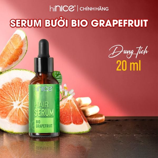Serum hiNICE phục hồi & bóng mượt - Serum Tinh dầu Bưởi thiên nhiên