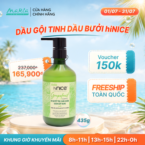 Dầu gội hiNICE giảm rụng tóc - Dầu gội Tinh dầu Bưởi thiên nhiên