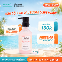 Dầu gội hiNICE sạch dầu - Dầu gội Tinh dầu Bưởi & Olive thiên nhiên