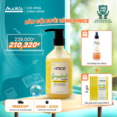 Dầu gội hiNICE sạch gàu - Dầu gội Tinh dầu Bưởi và Vỏ cây táo Ziziphus