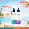 Combo Xịt dưỡng tóc KahLa Keratin thơm tóc, dưỡng ẩm Bergamot & Night Purple 225ml