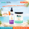 Combo KahLa Xịt dưỡng tóc Keratin Night Purple & Kem xả Cococos