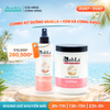 Combo KahLa Xịt dưỡng tóc Keratin Vanilla & Kem xả Coral