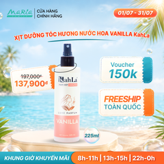 Xịt dưỡng tóc KahLa Keratin thơm tóc, dưỡng ẩm - Hương nước hoa Vanilla 225ml
