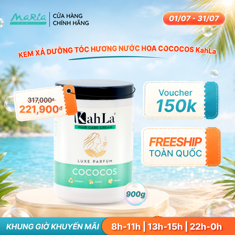Kem xả KahLa dưỡng ẩm, suôn mượt - Kem xả dưỡng tóc hương nước hoa Cococos 900g