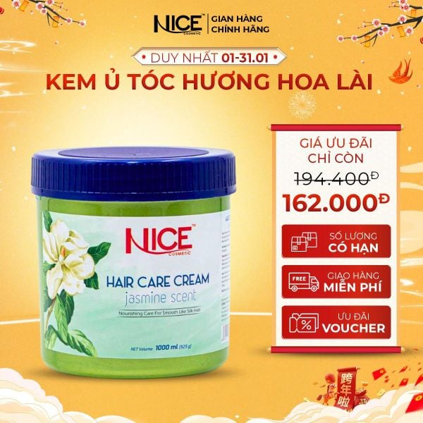 Kem Ủ Tóc NICE Hỗ Trợ Phục Hồi Tóc Khô Xơ & Chẻ Ngọn Với Nhiều Loại Mùi Hương