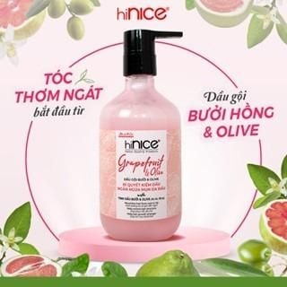 Gói Dầu Gội Tinh Dầu Bưởi Hồng Và Olive hiNICE Grapefruit & Olive Shampoo Hỗ Trợ Giảm Mụn Da Đầu