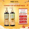 Combo Gội Xả Hương Tinh dầu Bưởi Nice 1000ML Giảm Gãy Rụng Và Phục Hồi Tóc Hư Tổn