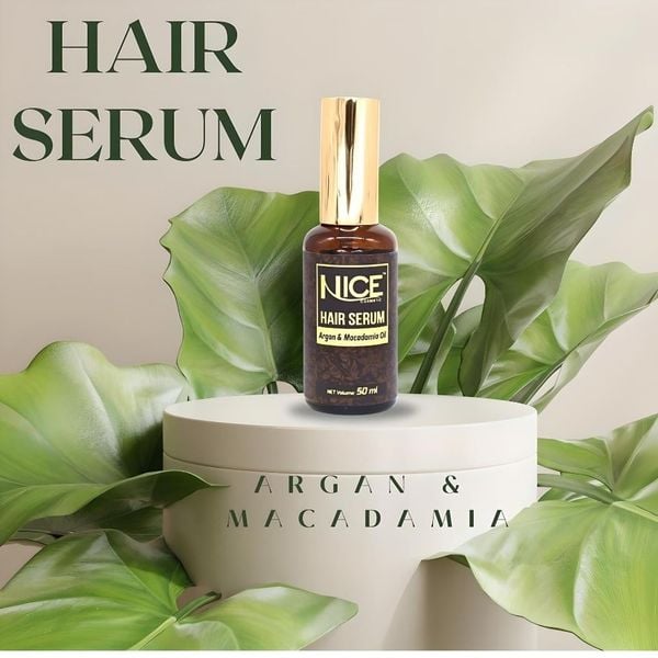 Tinh Dầu Dưỡng Tóc Argan & Hạt Macca Nice 50ML Phục Hồi Hư Tổn Và Nuôi Dưỡng Tóc Chắc Khỏe