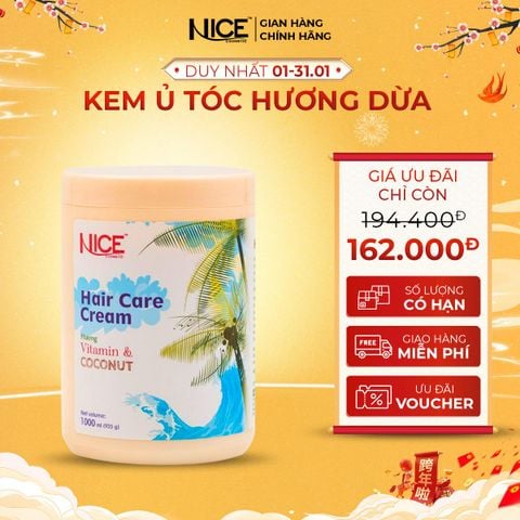 Kem Ủ Tóc NICE Hỗ Trợ Phục Hồi Tóc Khô Xơ & Chẻ Ngọn Với Nhiều Loại Mùi Hương