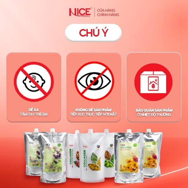 Bộ Sản Phẩm Kem Uốn/Duỗi Đa Năng NICE Giúp Hạn Chế Tóc Hư Tổn Khi Duỗi Dành Cho Salon Tóc
