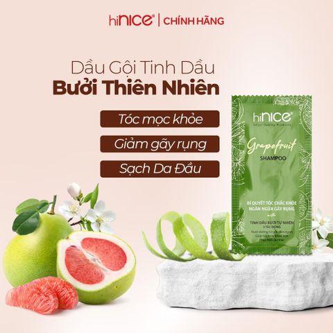 Dây dầu gội hiNICE giảm rụng tóc - Dầu gội Tinh dầu Bưởi thiên nhiên
