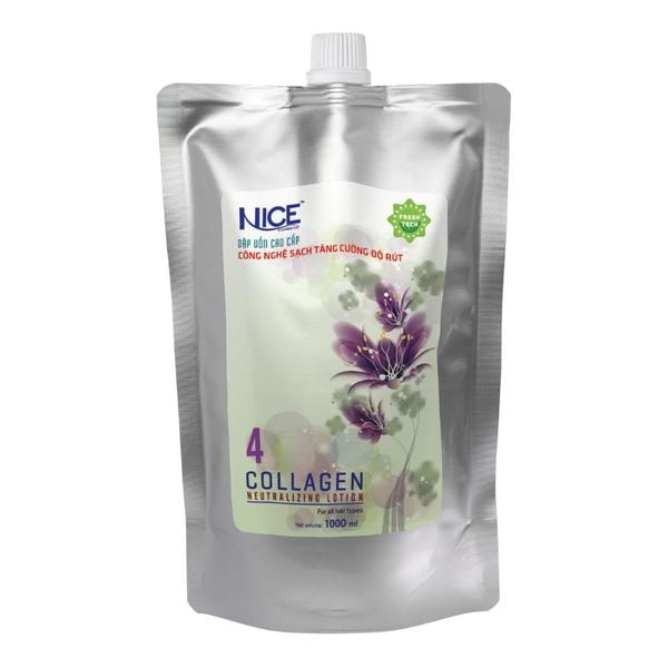 Bộ Sản Phẩm Kem Uốn/Duỗi Đa Năng NICE Giúp Hạn Chế Tóc Hư Tổn Khi Duỗi Dành Cho Salon Tóc