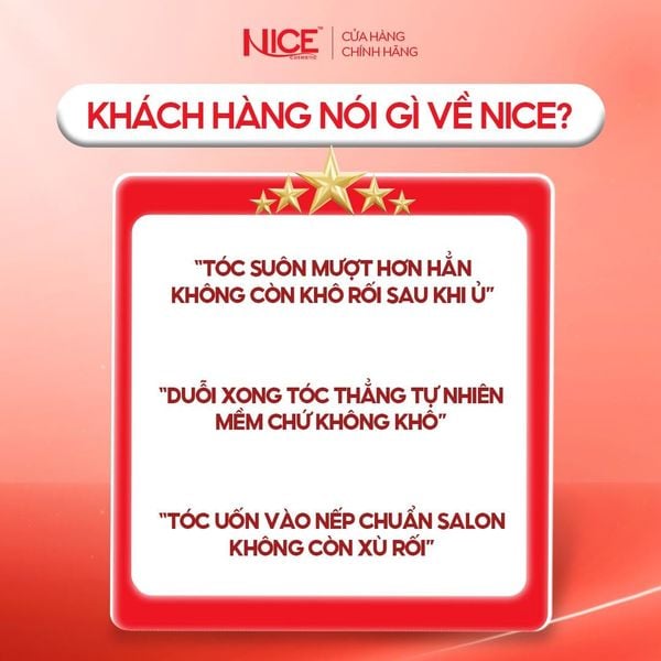 Bộ Sản Phẩm Kem Duỗi Phủ Bóng Nano 3D NICE Giúp Tóc Bóng Mượt Tự Nhiên Sau Duỗi Dành Cho Salon Tóc