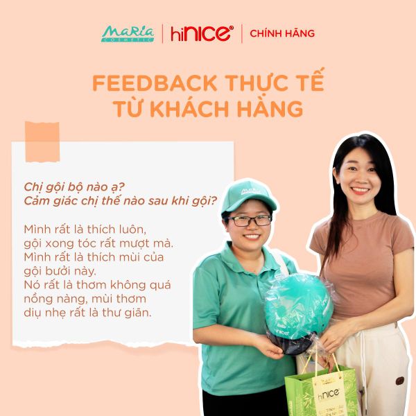 Gói Dầu Gội Tinh Dầu Gừng Thiên Nhiên hiNICE Ginger Shampoo Hỗ Trợ Sạch Gàu & Giảm Ngứa