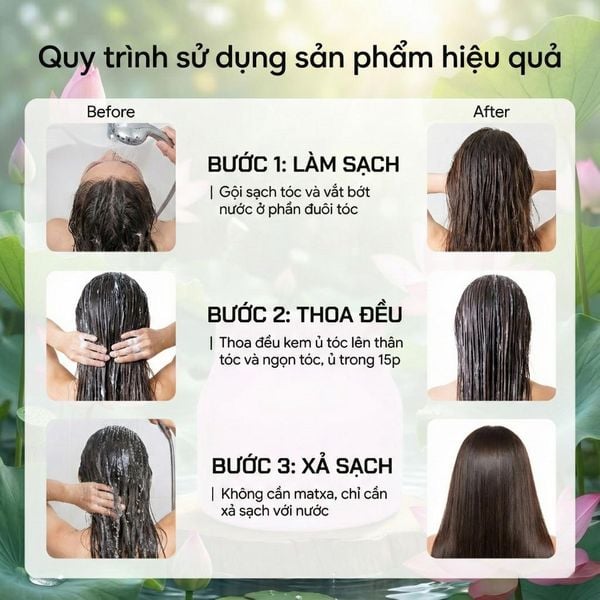 Kem Ủ Tóc NICE Hỗ Trợ Phục Hồi Tóc Khô Xơ & Chẻ Ngọn Với Nhiều Loại Mùi Hương