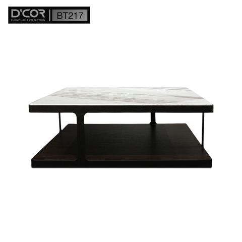  BT217 - Bàn mặt đá Marble, chân kim loại 