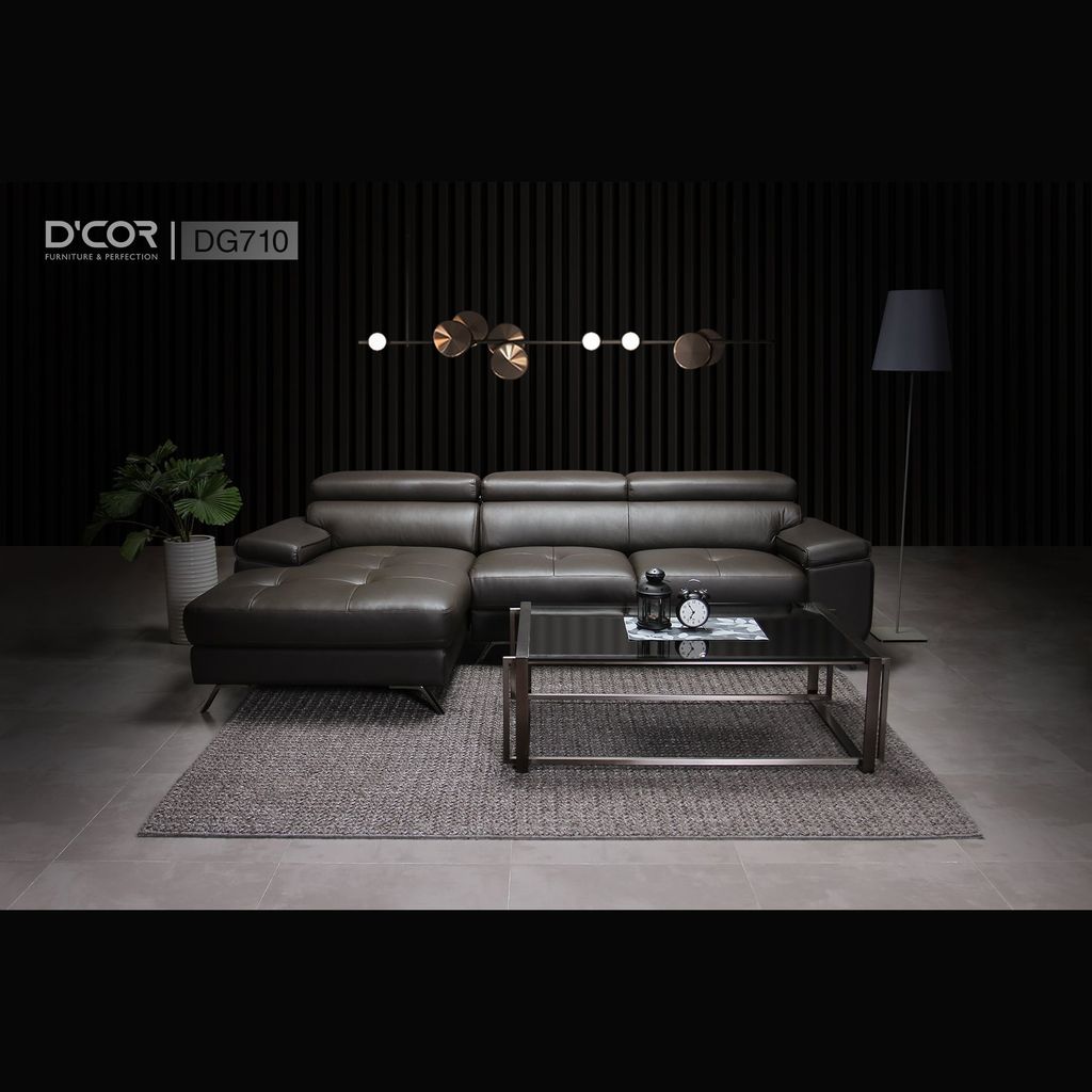 Sofa da Malaysia cho phòng khách -  Mã: DG710